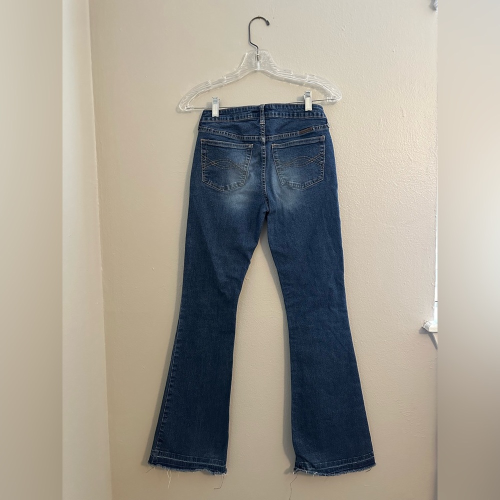 Abercrombie jeans, wide leg, distressed bottom - Picture 2 of 2